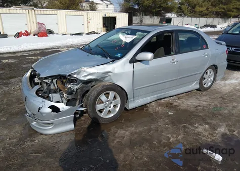 2008 Toyota Corolla S z USA, uszkodzony, nr VIN 2T1BR32E48C900460